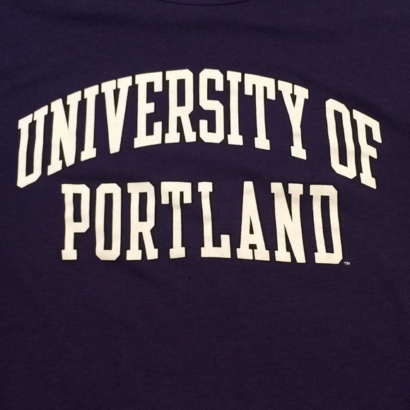 University of Portland Lrg University Purple Shirt - Picture 3 of 4